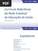 Currículo Referência da Rede Estadual de Educação de Goiás