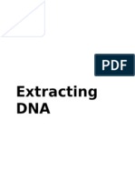 Extracting Dna