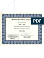 Divorce Mediation Training Certificate