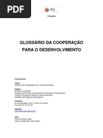 GLOSSÁRIO COOPERAÇÃO PARA DESENVOLVIMENTO [IPAD - 2005]