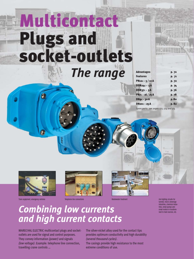 Marechal Decontactors Plugs Sockets Marechal | Ac Power Plugs And ...
