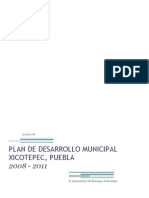 Plan de desarrollo Xicotepec 2008-2011