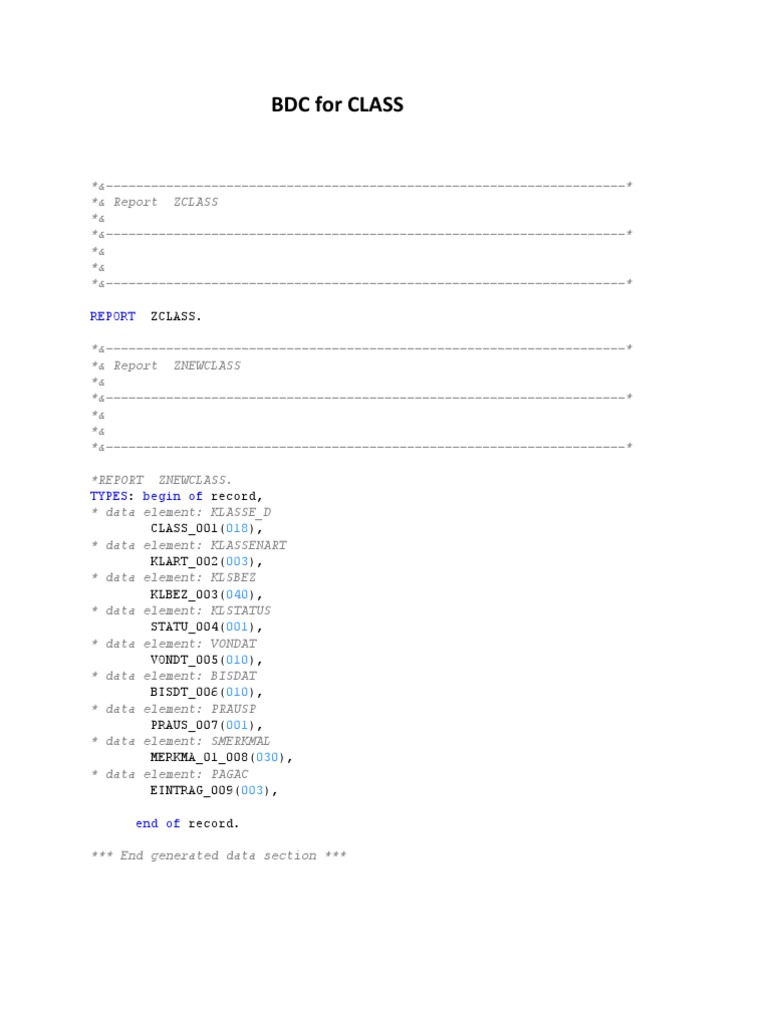BDC For Class | PDF | Computer Programming | Computing
