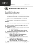 United States Defamation of Religion Resolution