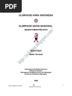 Soal Olimpiade Kimia