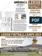 2013 FB Camp Brochure