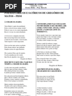 Sonetos Gregorio de Matos