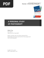 Download MYP Personal Project Report  by Alvin Tse SN126686903 doc pdf