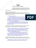 Chapter Two Discussion Questions: ENGM 620 Fall 2010 Session Two Homework Solutions