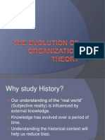 Evolution of OT
