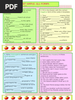 Present Simple: All Forms Practice: Affirmative Negative