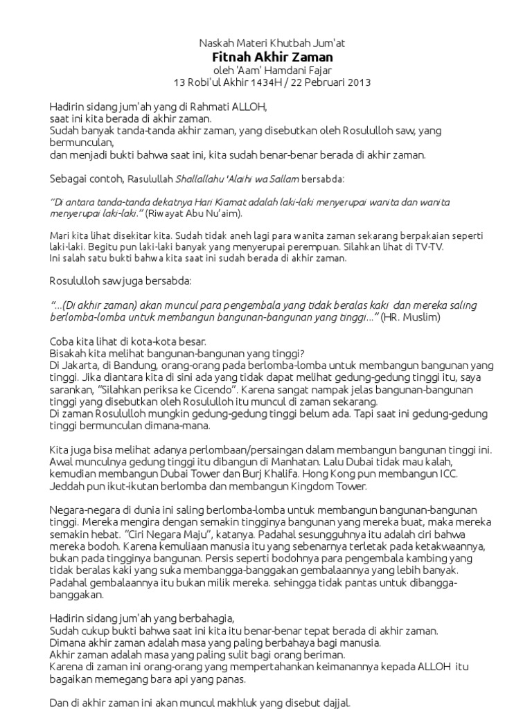 Khutbah Jumat Bahasa Sunda Pdf