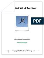 The $140 Wind Turbine: Do It Yourself (DIY) Instructions
