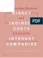 Direct and Indirect Costs