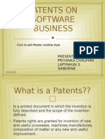 Patents On Software Business