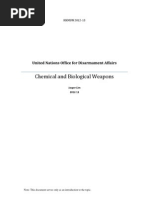 Chemical and Biological Weapons Chair report
