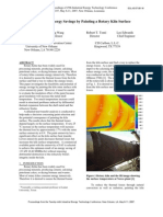 Analysis of Energy Savings by Painting A Rotary Kiln Surface