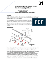 Earthing of MV and LV Distribution Lines