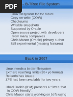 Btrfs - B-Tree File System