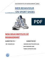 Consumer Behavior Project On Sport Shoes