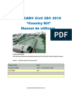 Autocad® Civil 3D® 2010 "Country Kit" Manual de Utilizare: Tuckerman Feature Summary