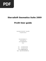 Sierra Soft-ProSt User Guide 2009