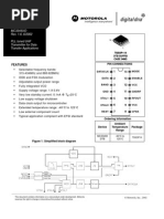 mc33493TANGO3
MC33493/D
Rev. 1.6, 6/2002
PLL tuned UHF
Transmitter for Data
Transfer Applicationsdtbr2