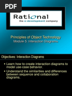 Principles of Object Technology: Module 5: Interaction Diagrams