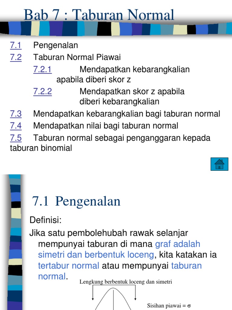 Taburan Normal | PDF