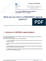 PAEPARD Regional Platform Procedure