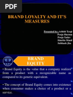 Download  Brand Loyalty Ppt by Pooja Yadav SN126733470 doc pdf