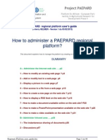 PAEPARD Regional Platform User Guide