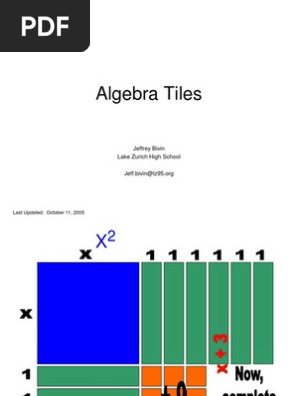 Algebra Tiles