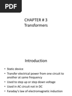 Chapter # 3 Transformers