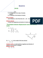 Dynamics: The Relative Velocity