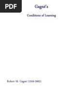 Gagne Conditions of Learning