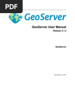 Geo Server User Manual