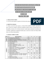 Currículo do Curso de Formação de Oficiais da PM de SP