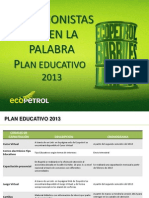 Plan Educativo 2013