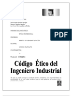 Codigo Etico Del Ing Industrial