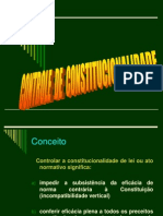 Controle Constitucionalidade