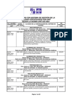 Empresas certificadas ISO 9001 Uruguay