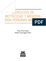 Ejercicios de Motricidad y Memoria Para Personas Mayores