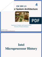 Intel Microprocessor History