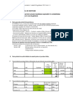 Lucrare NR 1 Studiu Comparativ Calcul Rezultat Al Activitatii