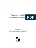 El Hispanismo en Brasil. Francisco Moreno Fernández (Dir.)
