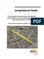 rEstudio de Ingeniería de Transito