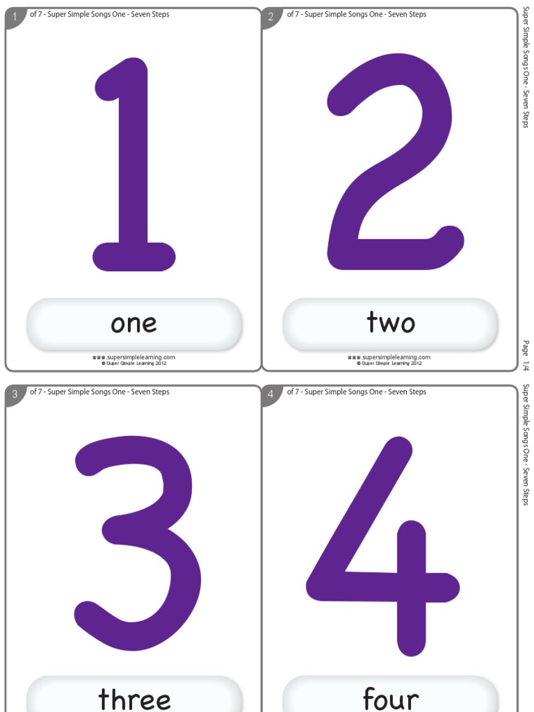 One Two: © Super Simple Learning 2012 © Super Simple Learning 2012 ...