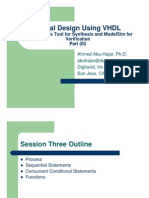Digital Design Using VHDL: Using Xilinx'S Tool For Synthesis and Modelsim For Verification Part (Iii)