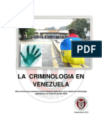 La Criminologia en Venezuela